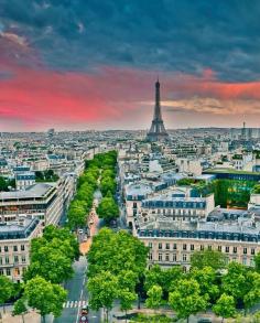 
                    
                        Arc de Triomphe, Paris, France - A view of Paris including the...
                    
                