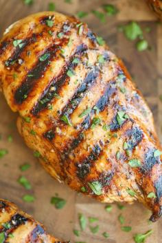 
                    
                        Easy Grilled Chicken - The best and easiest marinade ever - no-fuss and packed with so much flavor! You'll never need another grilled chicken recipe again!
                    
                