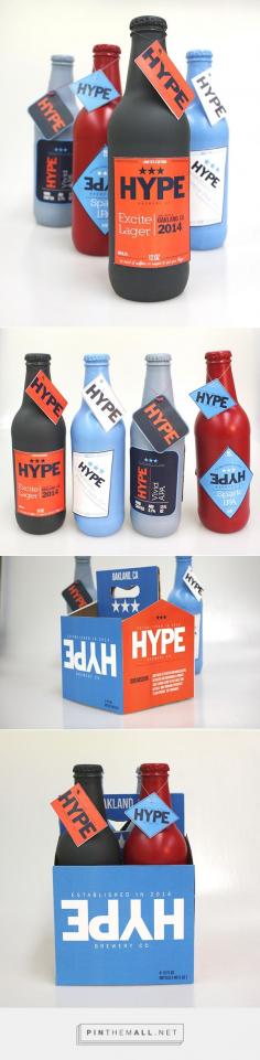 
                    
                        Hype Brewery Co. Packaging design on Behance by Jiggy Patel curated by Packaging Diva PD. Fun and clever beer packaging design PD
                    
                