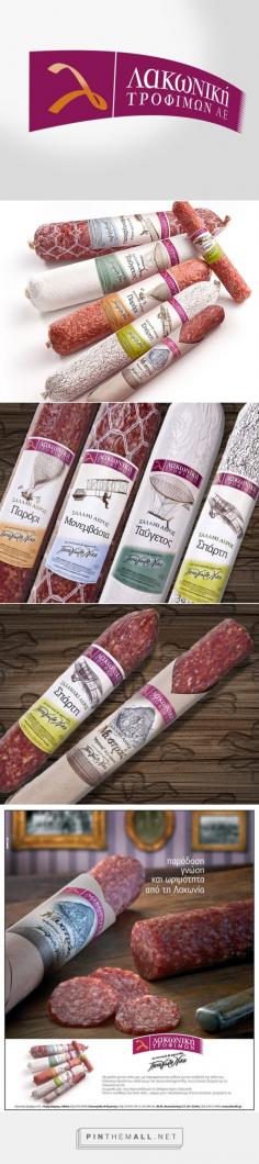 
                    
                        Lakoniki Dry Salami packaging by YonasDesign curated by Packaging Diva PD. Now I'm thinking about lunch already : )
                    
                