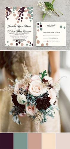 
                    
                        plum and sage fall wedding colors and wedding invitations
                    
                