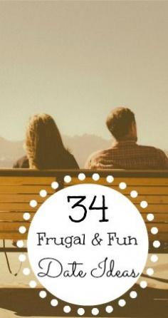 
                    
                        34 frugal and fun date ideas for both indoors and outdoors to inspire your next date night or day! You don’t have to spend a fortune to have some great quality time with your significant other. There are plenty of things you can do for cheap or even free!
                    
                