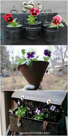 
                    
                        How to Make Junk Garden Planters....
                    
                