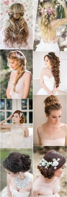 
                    
                        wedding hairstyles for long hair - half up half down, updos and braids
                    
                