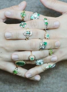 
                    
                        Love the unique style of emerald vintage engagement rings.
                    
                