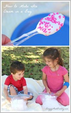 
                    
                        A super fun science activity for summer! (How to Make Ice Cream in a Bag w/ FREE Science Observation Printable)~ Buggy and Buddy
                    
                