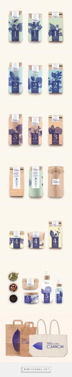 
                    
                        Thés George Cannon on Behance by Marion Dufour curated by Packaging Diva PD. Soft enticing packaging branding.
                    
                