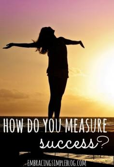 
                    
                        How do you measure success? Everyone has their own definition of what success looks like in business and life, so it's important to be true to yourself. Click to read the full article at www.embracingsimp....
                    
                