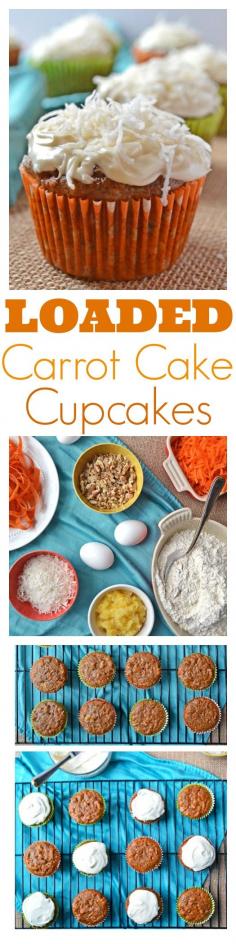 
                    
                        Loaded Carrot Cake Cupcakes // Well-Plated
                    
                