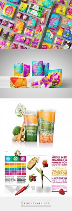 
                    
                        ICA Gott Liv colorful packaging branding via Designkontoret Silver curated by Packaging Diva PD. Who wants to go shopping at IGA now?
                    
                