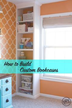 
                    
                        Awesome step by step on how to build custom bookcases!
                    
                