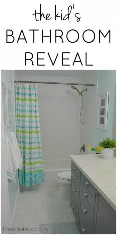 
                    
                        The Kid's Brand New Bathroom Reveal- I can't believe we did this ourselves!
                    
                