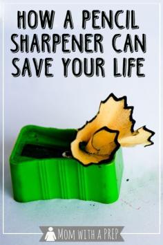 
                    
                        How can you utilize a simple pencil sharpener into a tool that can save your life?  #prepare4life #edc
                    
                