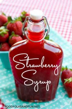 
                    
                        Strawberry Syrup Recipe | using our harvest...
                    
                