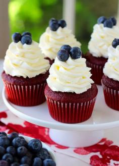 
                    
                        4th of july themed wedding cupcakes with white blue and red colors
                    
                