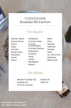 
                    
                        Choosing Essential Oil Carriers - Herbal Academy blog
                    
                