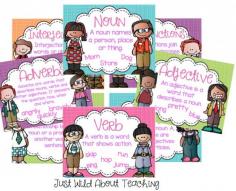 
                    
                        Just Wild About Teaching :Parts of Speech {posters and printables
                    
                