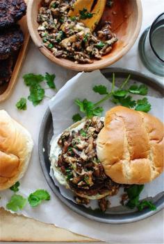 
                    
                        Asian Beef Burgers with a Shiitake Sauté by bevcooks #Burgers #Beef #Shitake
                    
                