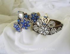 
                    
                        Making Crowns from Broken Jewelry~Rhinestone Crown Tiara
                    
                