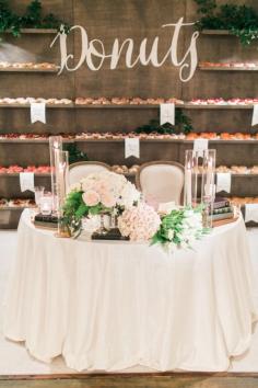 
                    
                        A sweetheart table and a donut bar?! Yes, please! www.stylemepretty...
                    
                