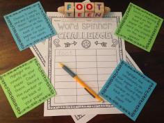 
                    
                        Word Work! Fast Finisher Activity: Word Spinner Challenge #daily5 #word work
                    
                