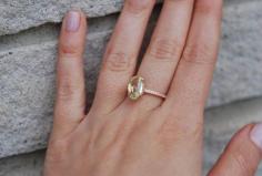 
                    
                        Rose gold engagement ring Jasmine sapphire oval by EidelPrecious
                    
                