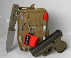 
                    
                        gunshot wound kit
                    
                