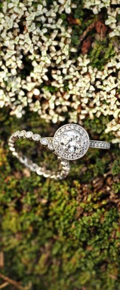 
                    
                        Love the simple elegance of this dazzling diamond engagement ring.
                    
                