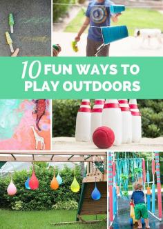 
                    
                        10 Outrageously Fun Ways for Kids to Play Outdoors!
                    
                