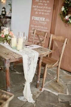 
                    
                        country rustic lace table runner decoration ideas
                    
                