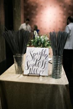 
                    
                        Sparkler Send Off 11.00pm - Romantic Ballroom Wedding in Tulsa by Aubrey Marie Photography - via ruffled
                    
                