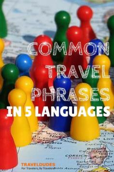 
                    
                        Phrases in 5 common languages to know when traveling in Europe | Travel Dudes Social Travel Community www.traveldudes.o...
                    
                