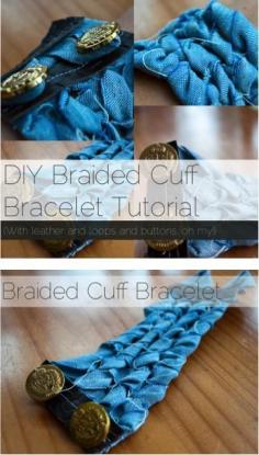 
                    
                        DIY Braided Cuff Bracelet Tutorial!  {step-by-step tutorial to make your own pretty bracelets!} | TheFrugalGirls.com
                    
                