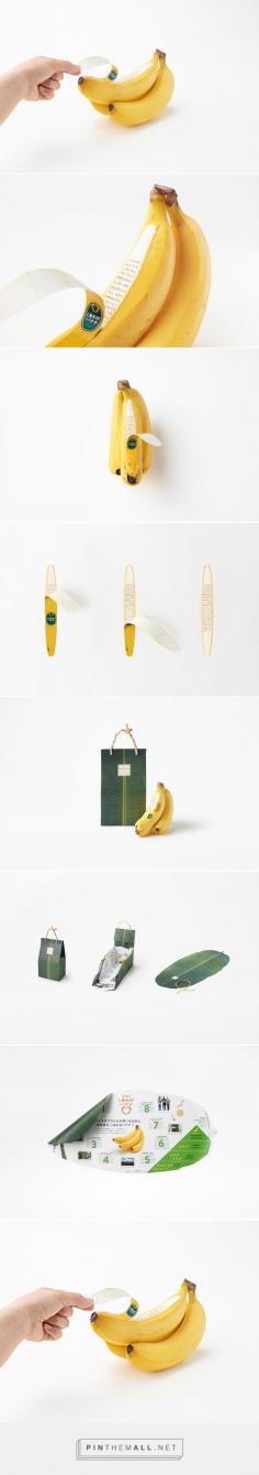 
                    
                        Nendo designs peelable package and label for shiawase bananas curated by Packaging Diva PD. I thought this was fake but it's a real packaging design.
                    
                