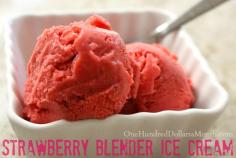 
                    
                        Strawberry Blender Ice Cream
                    
                