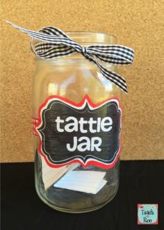 
                    
                        Check out these ideas for dealing with tattling in the classroom. Free printable tattle jar label, too!
                    
                