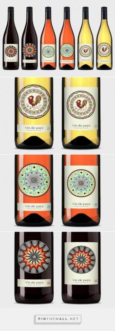 
                    
                        Vin de Pays wine labels and packaging on Behance curated by Packaging Diva PD. Vin de Pays Rouge is a colorful, bucolic ceramics inspired wine label and its design suggests at the rich, earthy flavor of red wine.
                    
                