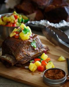 
                    
                        Grilled BBQ Short Ribs with Grilled Pineapple Salsa by halfbakedharvest #Beef #Short_Ribs #Pineapple_Salsa #Grilling
                    
                