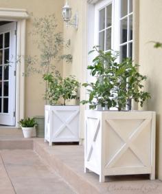 
                    
                        Garden planters are a great way to add visual interest to an outdoor space. See how to make your own with instructions from Centsational Girl
                    
                