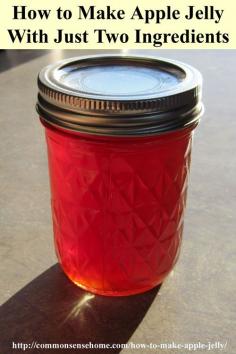 
                    
                        How to Make Apple Jelly - With Just Two Ingredients - This simple jelly is a great way to use up small or damaged apples to make a delicious treat.
                    
                