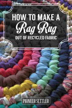 
                    
                        How to Make a Rag Rug
                    
                