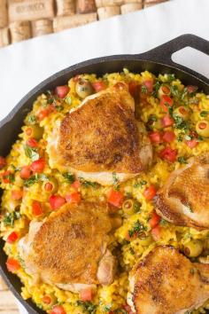 
                    
                        One Pot Spanish Chicken with Rice #easy #spanish #chicken #rice
                    
                