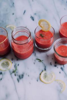 
                    
                        Tess's Frozen Rosemary Watermelon-ade by thefirstmess #Beverage #Watermelon #Rosemary
                    
                