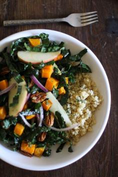 
                        
                            Butternut Squash Kale Salad with Orange-Sage Dressing by theroastedroot #Salad #Butternut_Squash #Kale #Orange #Sage #Healthy
                        
                    