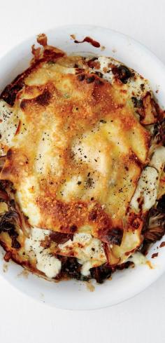 
                        
                            This mushroom and burrata lasagna makes a perfect date-night dinner for two.
                        
                    