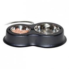 Dimensions: 14L x 8.5W x 3H in. 12 oz. & 24 oz. stainless steel bowls. Keeps food and water warm in freezing temperatures. 5.5-ft. power cord. Bowls are dishwasher-safe. Whether it's your farm cats, outdoor-loving housecats, or the urban feral cats you're watching over, the K & H Pet Products Thermo-Kitty Cafe can help. This thermostatically controlled cat dish features two removable stainless steel bowls that let outdoor cats to enjoy fresh wet food and drinking water, even in sub-freezing temperatures. The bowls are removable and dishwasher-safe. Both sides of the thermal cat bowls can be used for food, water, or one of each. MET listed for safety. About K & H Pet ProductsLocated in Colorado Springs, CO, K & H Pet Products is the largest dedicated producer of heated pet products in the country, offering the greatest quality, innovation, and selection for dogs, cats, wild and exotic birds. Each year, K & H develops new and unique products to provide comfort for pets and appreciation by their owners.