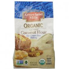Arrowhead Mills Organic Fair Trade Coconut Flour,Founded in 1960, in Hereford, Texas, The Arrowhead Mills brand has been leading the way in organic, natural, whole grain and gluten free innovation in flours, pancake & waffle mixes, hot & cold cereals, nut butters, beans & grains for more than 50 years. The Arrowhead Mills brand takes you back to the basics with a diverse selection of products for all your cooking and baking needs. Our organically grown ingredients are handled and distributed based on a strict set of standards. - We purchase our wholesome ingredients directly from local suppliers whenever possible, thereby reducing the miles your food travels to market- We emphasize environmental responsibility by maintaining sustainable farming practices- We do not use potentially harmful synthetic pesticides and herbicides on our organically grown ingredients- We take decisive steps to shrink our carbon footprint and conserve our planet including post-consumer, recyclable packaging along with water based inks.