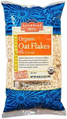 Arrowhead Mills Organic Hot Cereal, Oat Flakes,Oat, the "Enduring Grain." First grown in Western Europe, this gem spread rapidly around the globe. One of the best available natural sources of fiber, our oat flakes can be made into a delicious hot cereal or in any recipe calling for oatmeal. Arrowhead Mills brand has been a pioneer and leader in organic cereals, baking mixes, grains, and nut butters since our founding more than 50 years ago in 1960. Our organically grown ingredients are handled and distributed based on a strict set of standards. - We purchase our wholesome ingredients directly from local suppliers whenever possible, thereby reducing the miles your food travels to market- We emphasize environmental responsibility by maintaining sustainable farming practices- We do not use potentially harmful synthetic pesticides and herbicides on our organically grown ingredients- We take decisive steps to shrink our carbon footprint and conserve our planet including post-consumer, recyclable packaging along with water based inks.