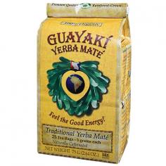 Rich, Robust, & Balanced Guayaki (Gwy-Uh-Kee) Yerba Mate (Yer-Bah Mah-Tay) Is Made From The Leaves Of The Celebrated South American Rainforest Holly Tree (Ilex Paraguariensis). Of The Six Commonly Used Stimulants In The World, (Yerba Mate, Coffee, Tea, Kola Nut, Cocoa, And Guarana,) Yerba Mate Triumphs As The Most Balanced, Delivering Both Energy And Nutrition. Vitality~Clarity~Well-Being Helps Stimulate Focus & Clarity Boosts Physical Energy* Aids Elimination* Contains Antioxidants Traditionally Used To Support Weight Loss Programs That Include A Balanced Diet And Exercise* Dietary Supplements For Centuries, South America's Ache Guayaki Tribe Have Sipped Yerba Mate Daily For Its Powerful Rejuvenative Effects. These Rainforest People Find Tremendous Invigoration, Focus, And Nourishment In Yerba Mate And Revere It As The "Drink Of The Gods." Sustaining And Restoring The Rainforest Sustainably Sourced From Preserved Rainforest And Reforestation Projects In Argentina, Paraguay, And Brazil, Our Traditional Yerba Mate Blend Boasts A Rich And Robust Mate Flavor, Toasty Aroma, And A Balanced Finish. Market Driven Restoration Guayaki's Market-Driven-Restoration&trade; Business Model Directly Links Our Customer's Purchases To Our Partner Farming Communities In The South American Atlantic Rainforests. Guayaki's Partners Sustainably Harvest Organic Yerba Mate From Rainforest Grown Cultivations And Reforestation Projects, Generating A Renewable Income Stream Which Enables These Communities To Improve Their Lives And Restore Their Lands. Usda Organic & Certified Organic By Ccof Fair Trade Federation Member Fair For Life Social & Fair Trade Certified By Imo Ksa Kosher Naturally Caffeinated-Contains The Caffeine Equivalent Of 1/3 Cup Of Coffee. Dear Customers, Our Boxes Are Printed With Vegetable-Based Inks. The Paperboard Is Made From 100% Recycled Content With A Minimum Of 35% Post-Consumer Recycled Content. Thank You For Your Purchase! We Invite You To Enjoy All Of Our Delicious Organic Yerba Mate Products. (888) 482-9254 * This Product Is Not Intended To Diagnose, Treat, Cure, Or Prevent Any Disease.