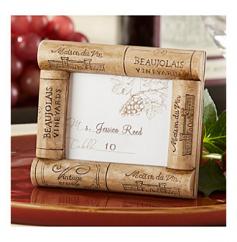 Vive la romance of French wine, old country vineyards, and the luscious harvest. Every bottle has its cork, usually popped for pleasure and celebration-uncork it all at your celebration with Kate Aspen's picturesque party favor. Cork-inspired resin frame beautifully etched to resemble corks from French wineries. Frame measures 2 3/4" h x 3 3/4" w. Coordinates with ìMaison du Vinî Wine Cork Place Card/Photo Holder, "Vintage Reserve" Stainless-Steel Spreader with Wine Cork Handle, "Bordeaux Vineyards" Stainless-Steel Corkscrew and Vino "Vineyard Bordeaux" Corkscrew. Place card is. Color: Wood.